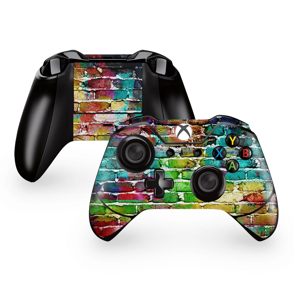 Painted Brick Xbox One Controller Skin