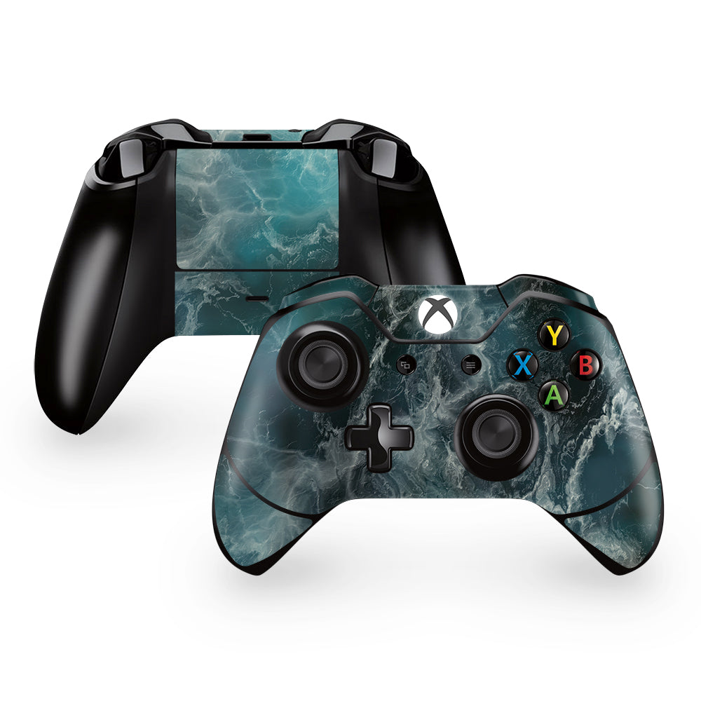 Blue Ocean Marble Xbox One Controller Skin