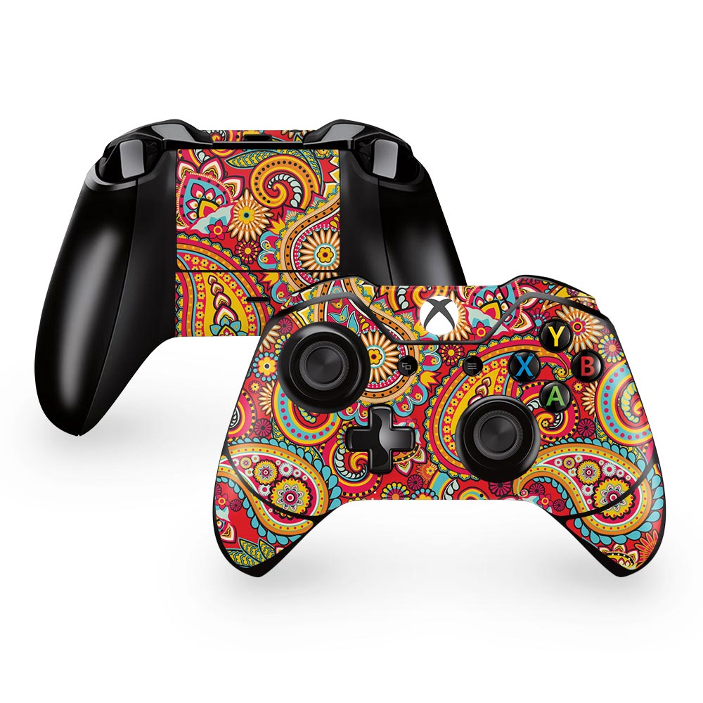 Bright Paisley Xbox One Controller Skin