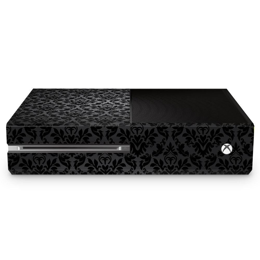 Damask Black Xbox One Console Skin