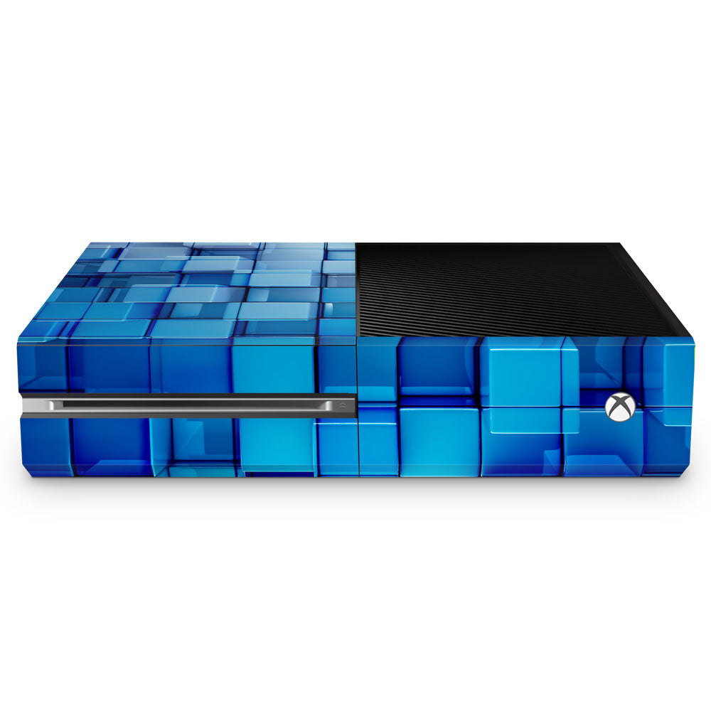 Four Square Blue Xbox One Console Skin