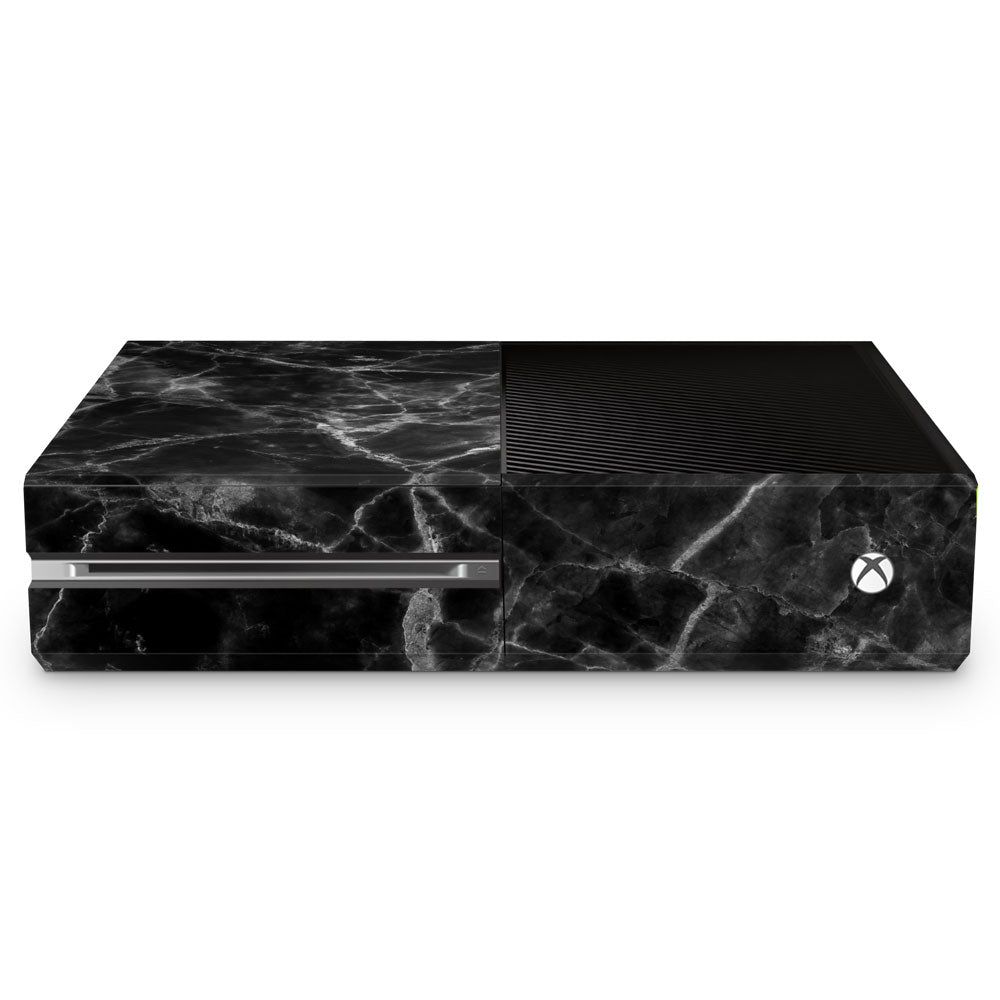 Classic Black Marble Xbox One Console Skin
