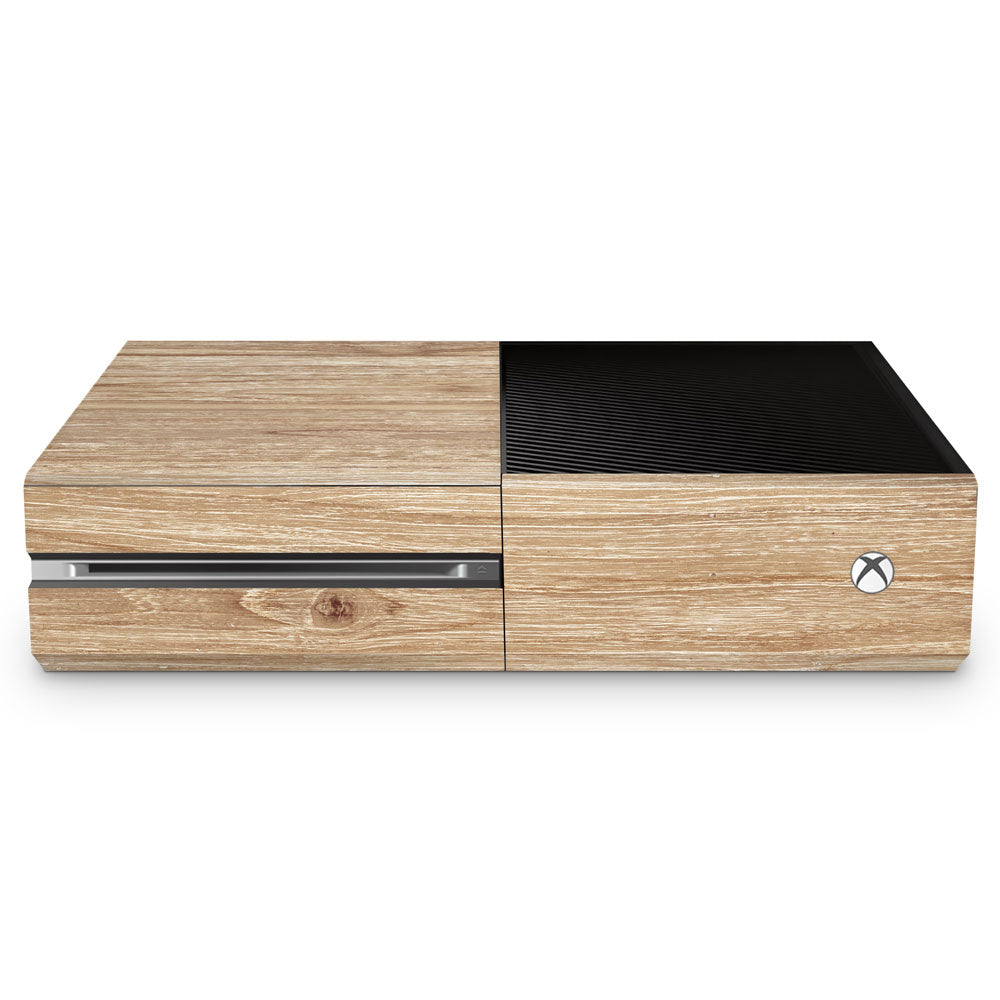Beech Wood Xbox One Console Skin
