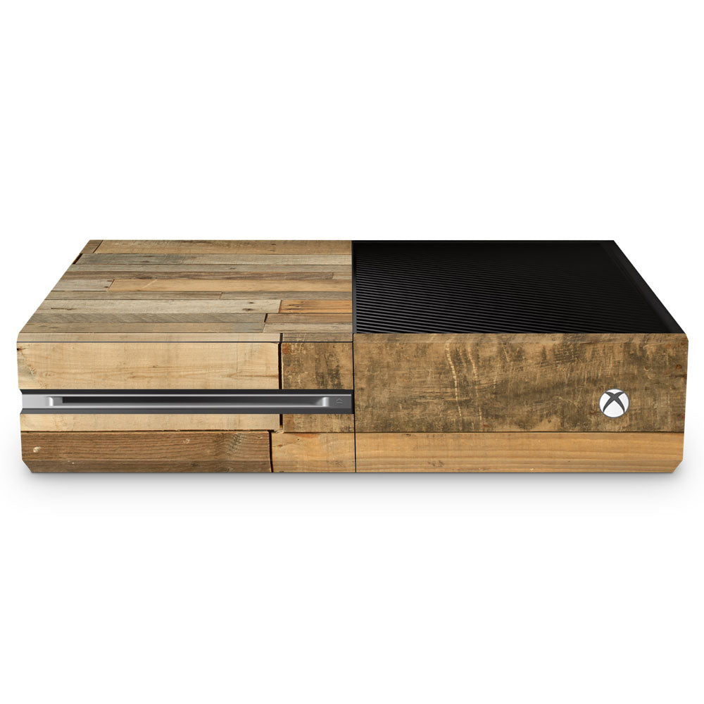 Reclaimed Wood Xbox One Console Skin