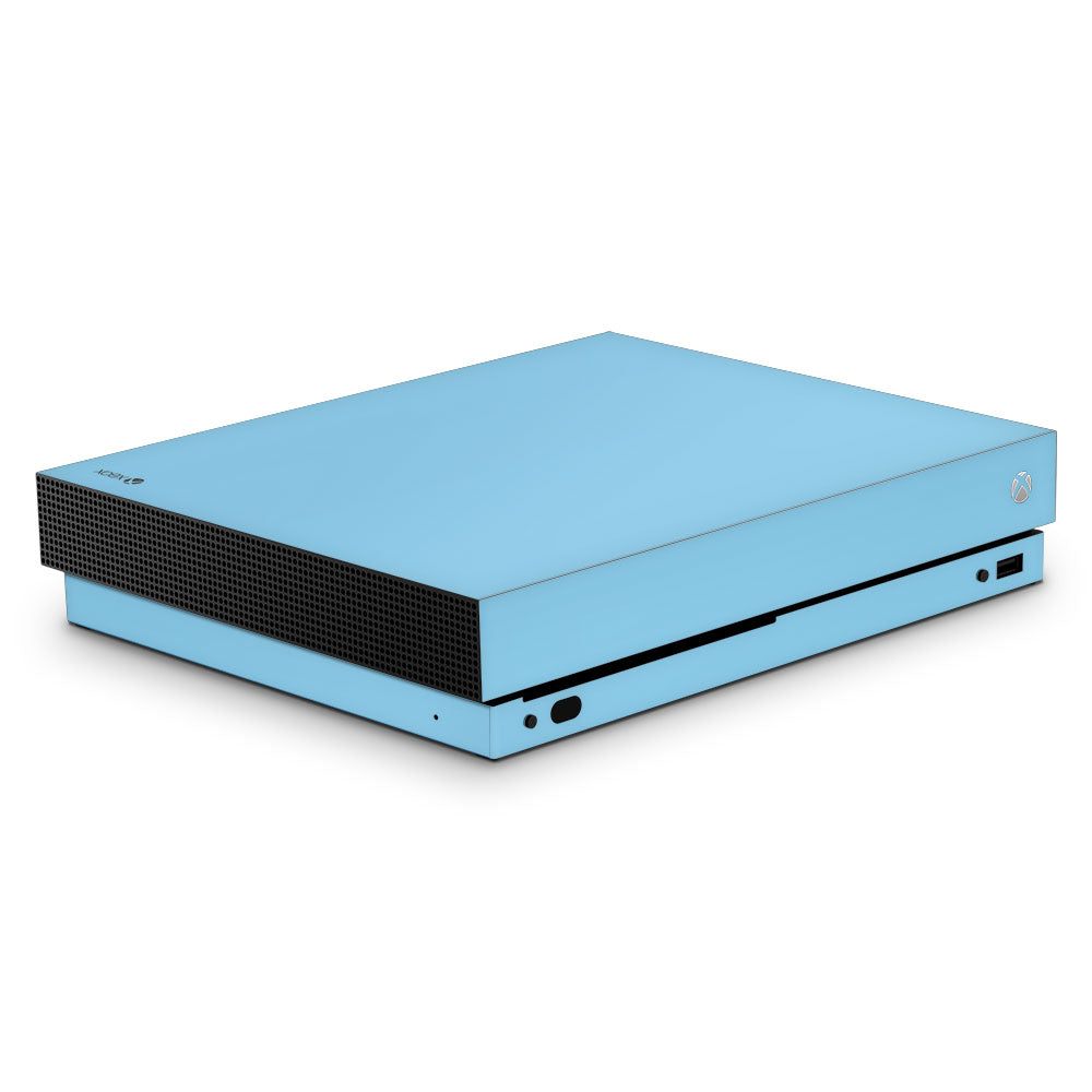 Pure Baby Blue Xbox One X Skin