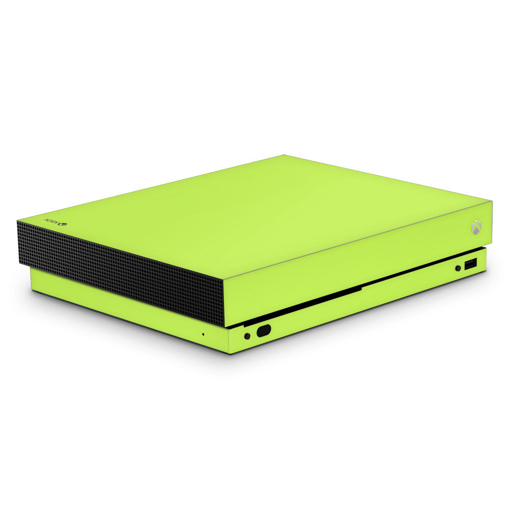 Pure Lime Green Xbox One X Skin