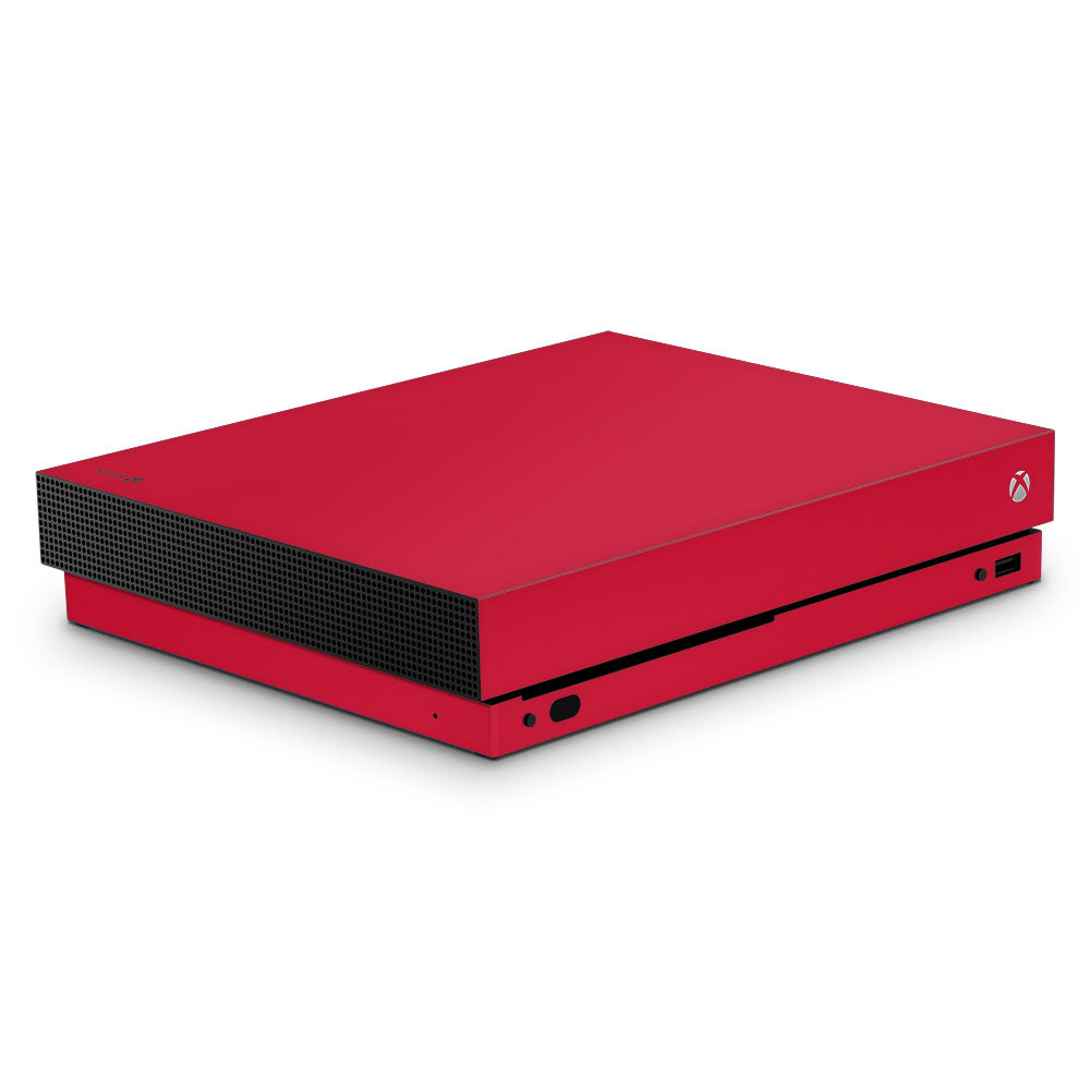 Pure Red Xbox One X Skin